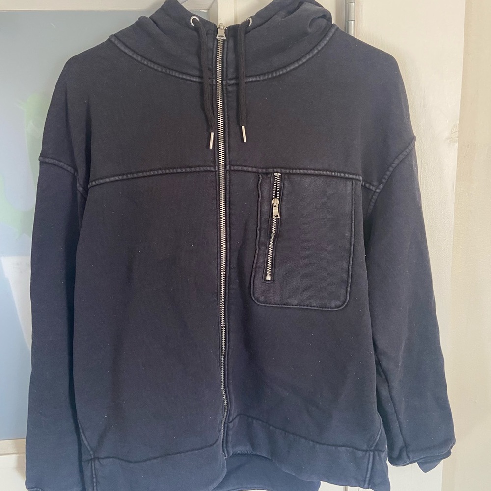 Gap cropped hoodie jacket